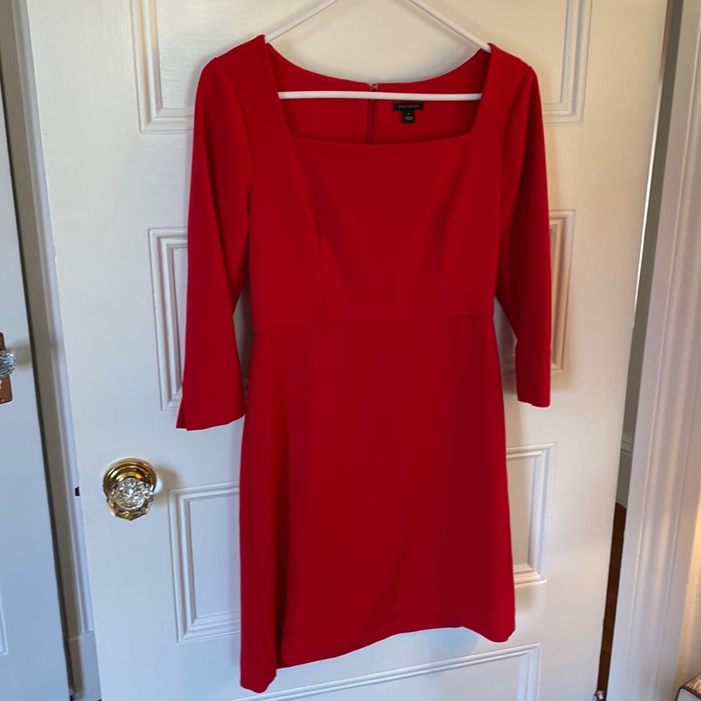 Red Ann Taylor dress
